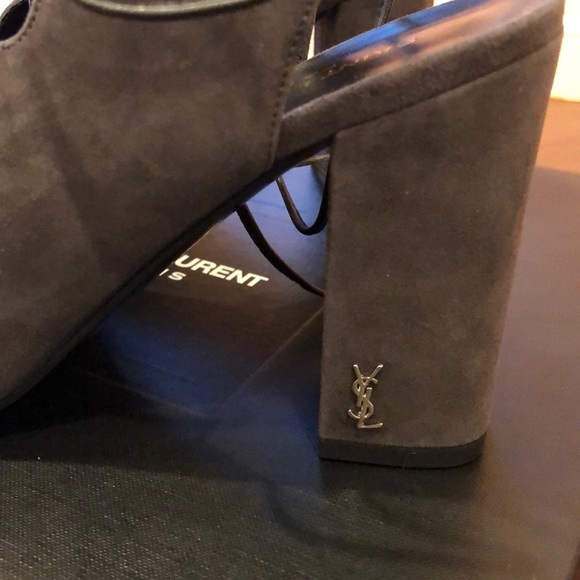 Saint Laurent Lace Up Sandals - Picture 2 of 4